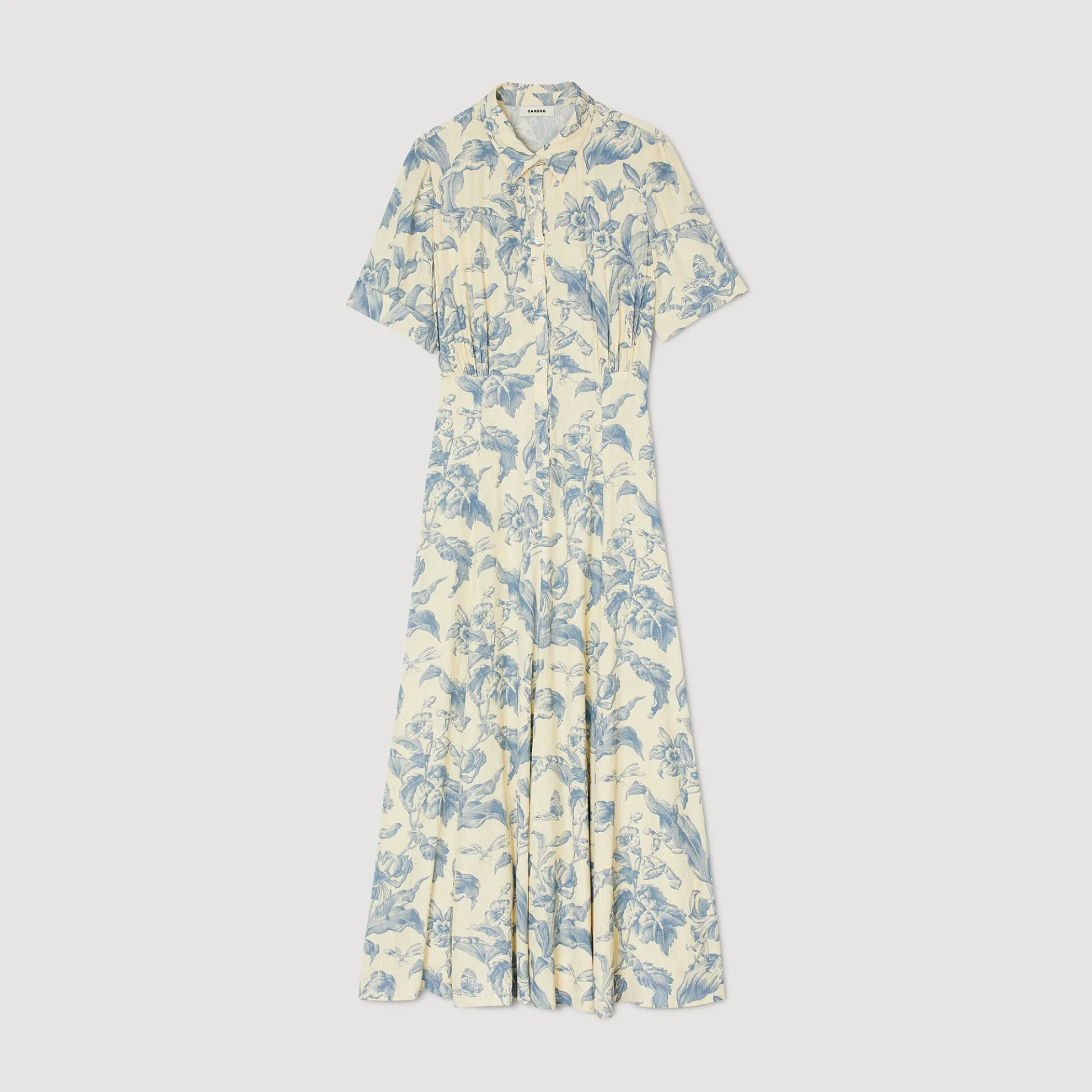 Overhemdjurk Met Bloemenprint