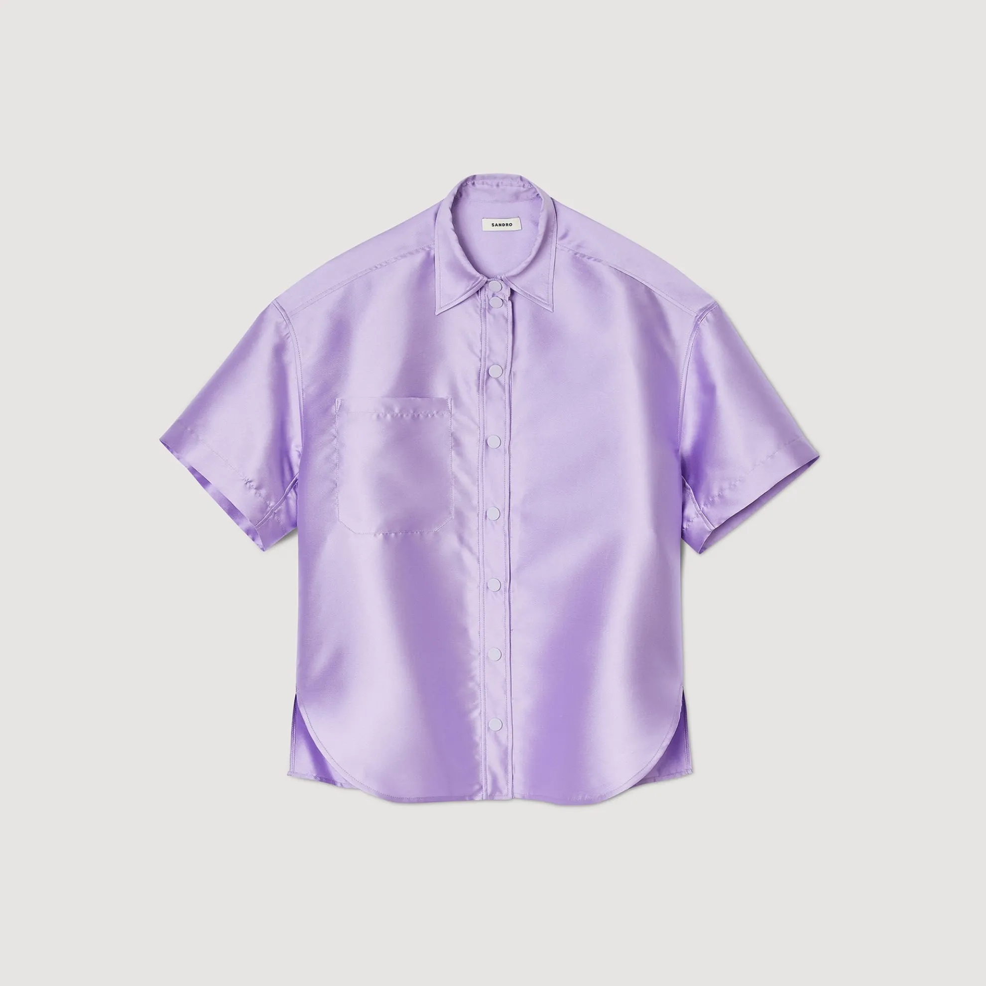 Oversized Satijnen Blouse