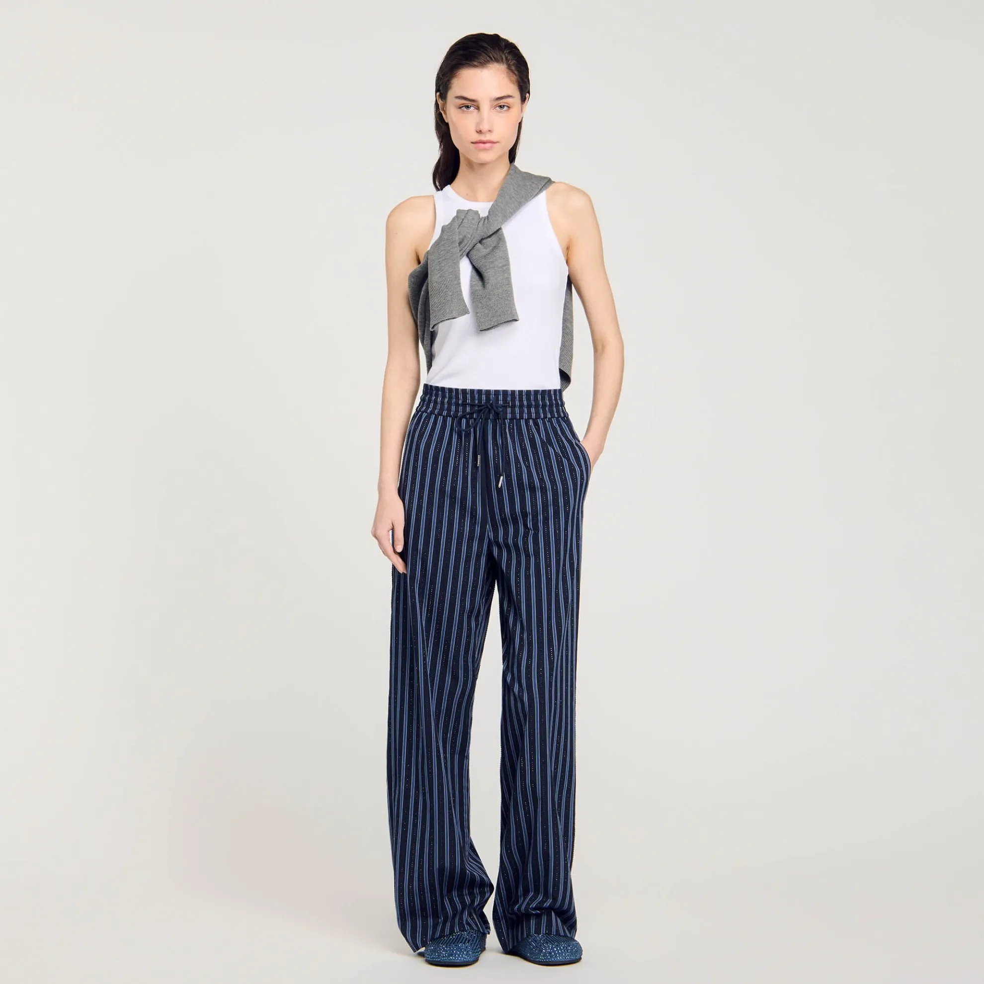 Pantalon Gestreept