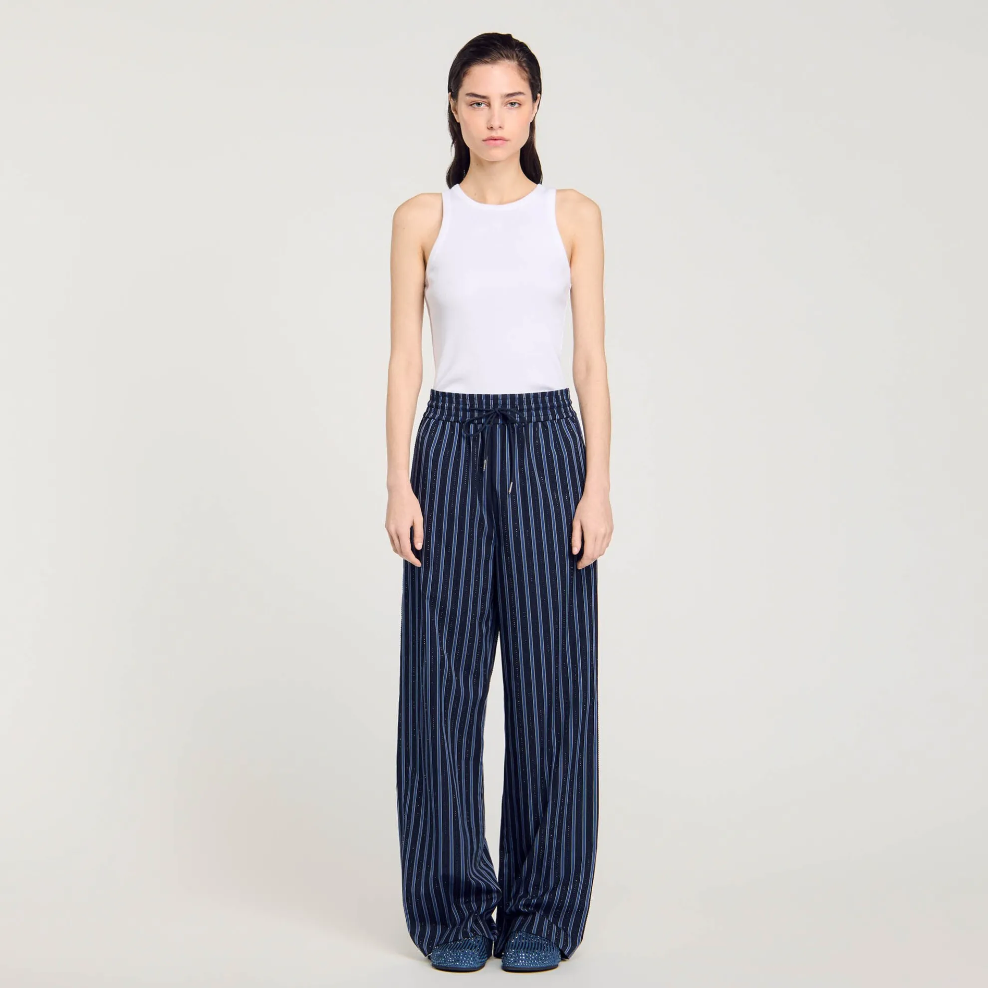 Pantalon Gestreept