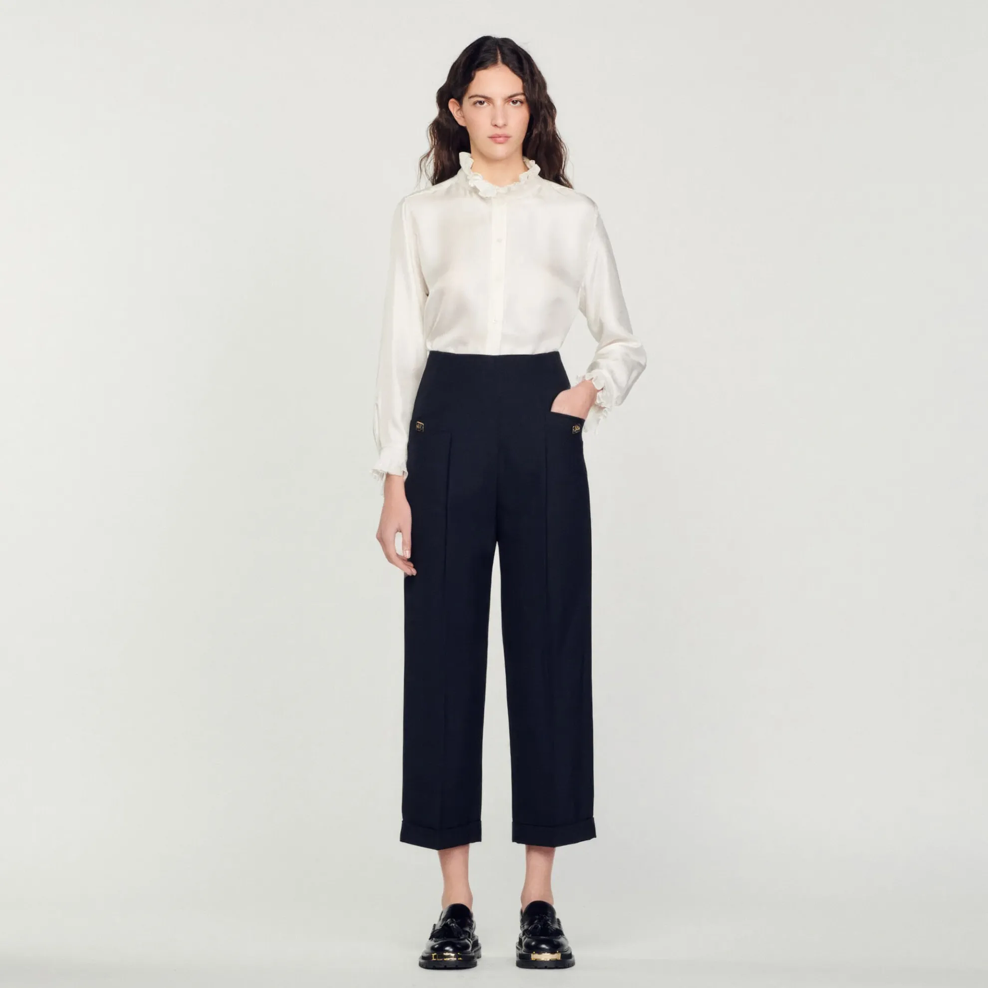 Pantalon Met Hoge Taille