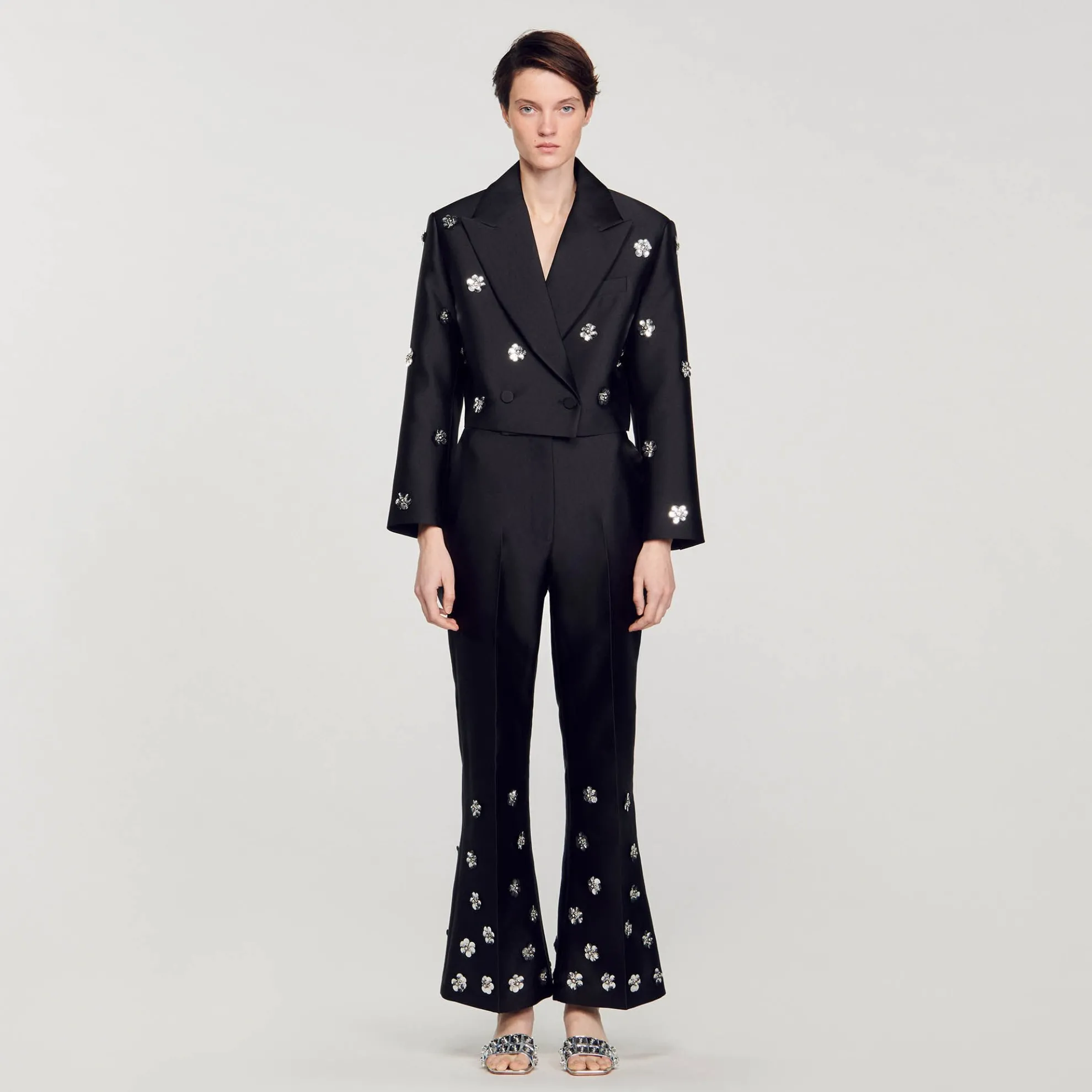 Pantalon Satijn Met Pailletten
