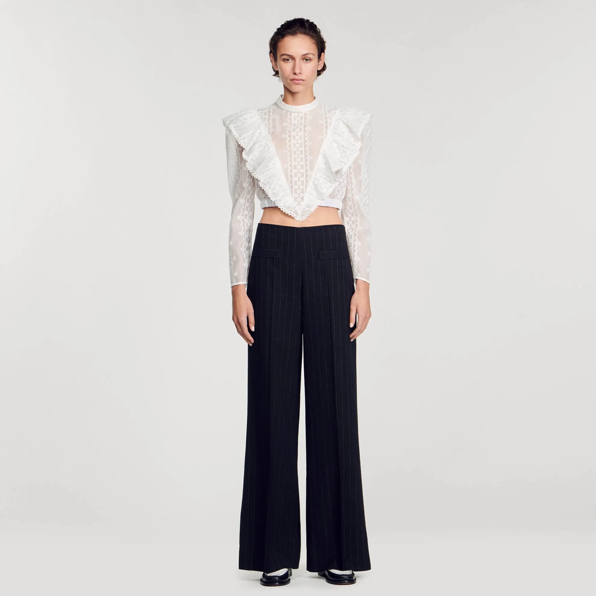 Pantalon Wijdvallend