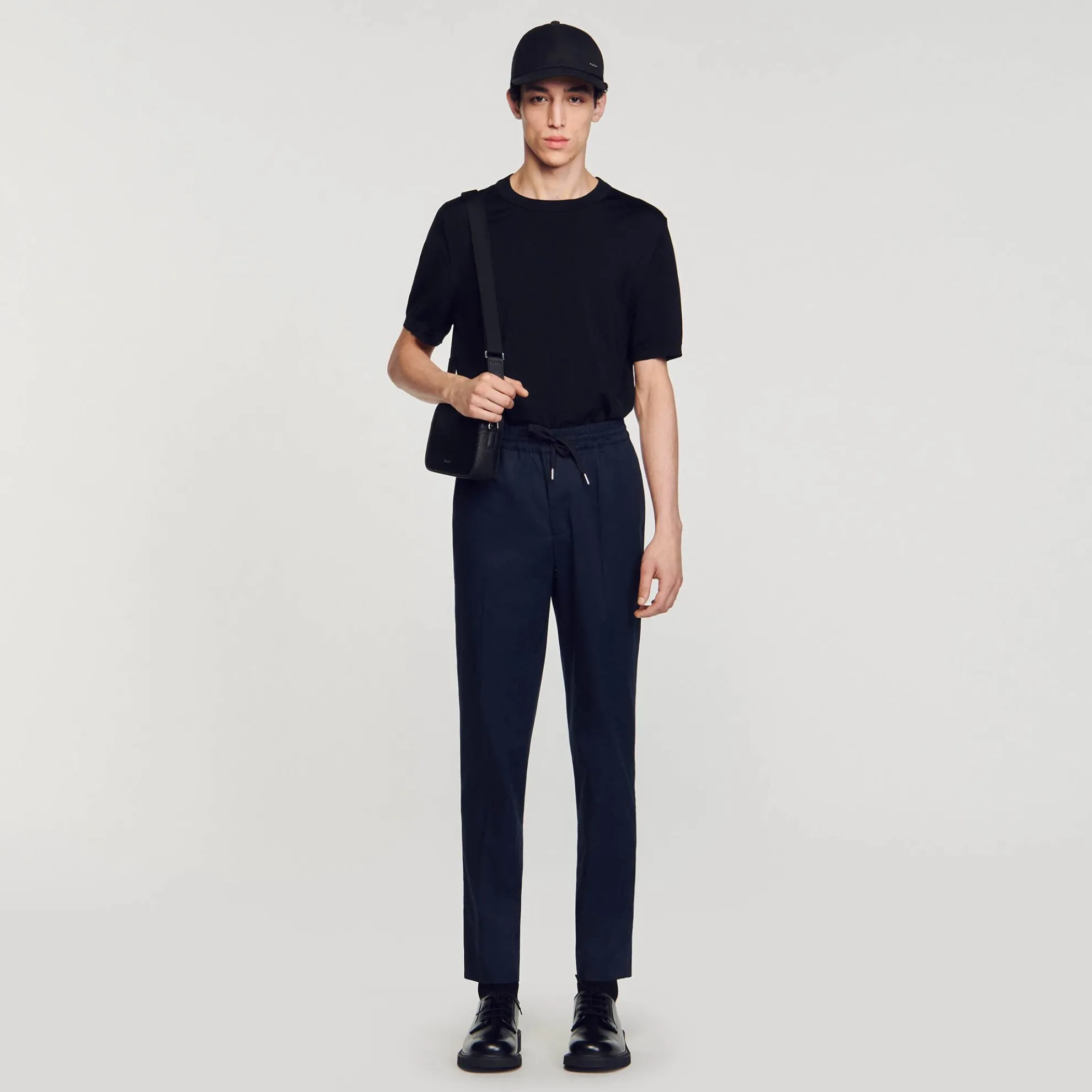 Rechte Pantalon Met Elastiek