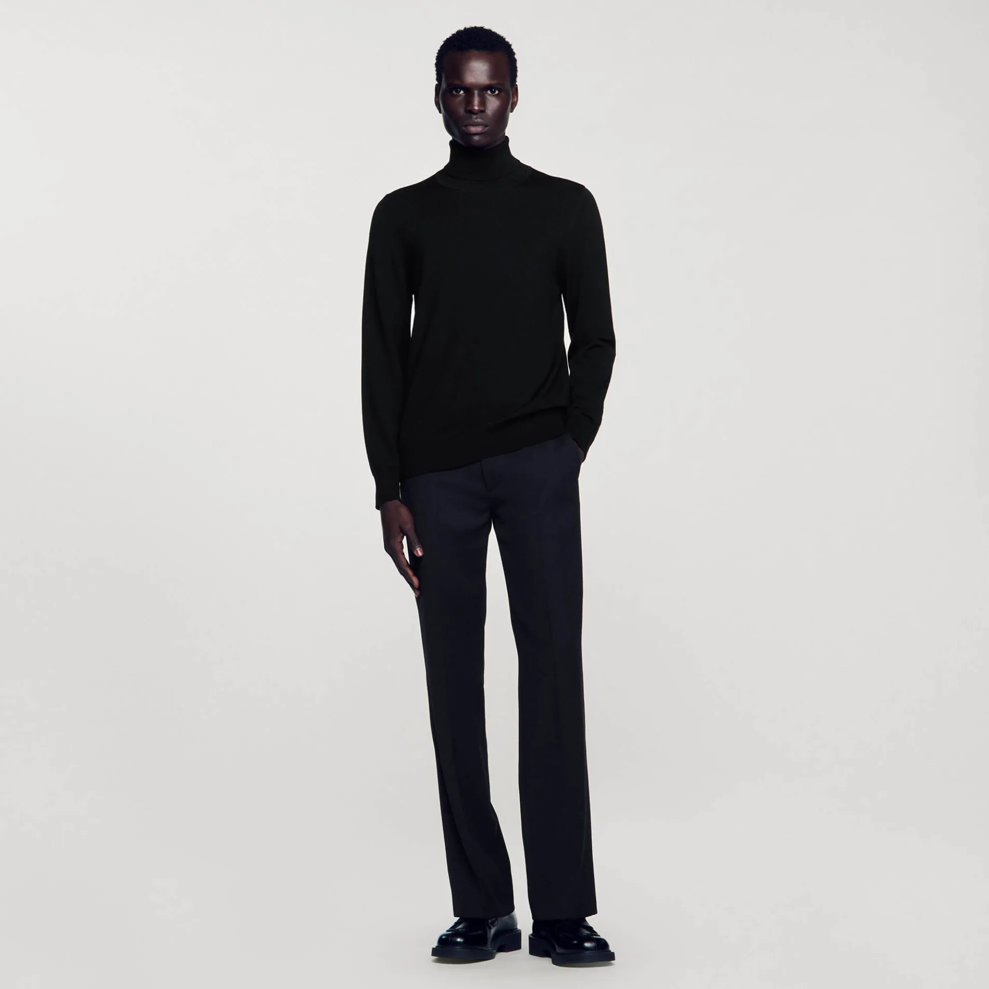 Roll Neck Wool Sweater