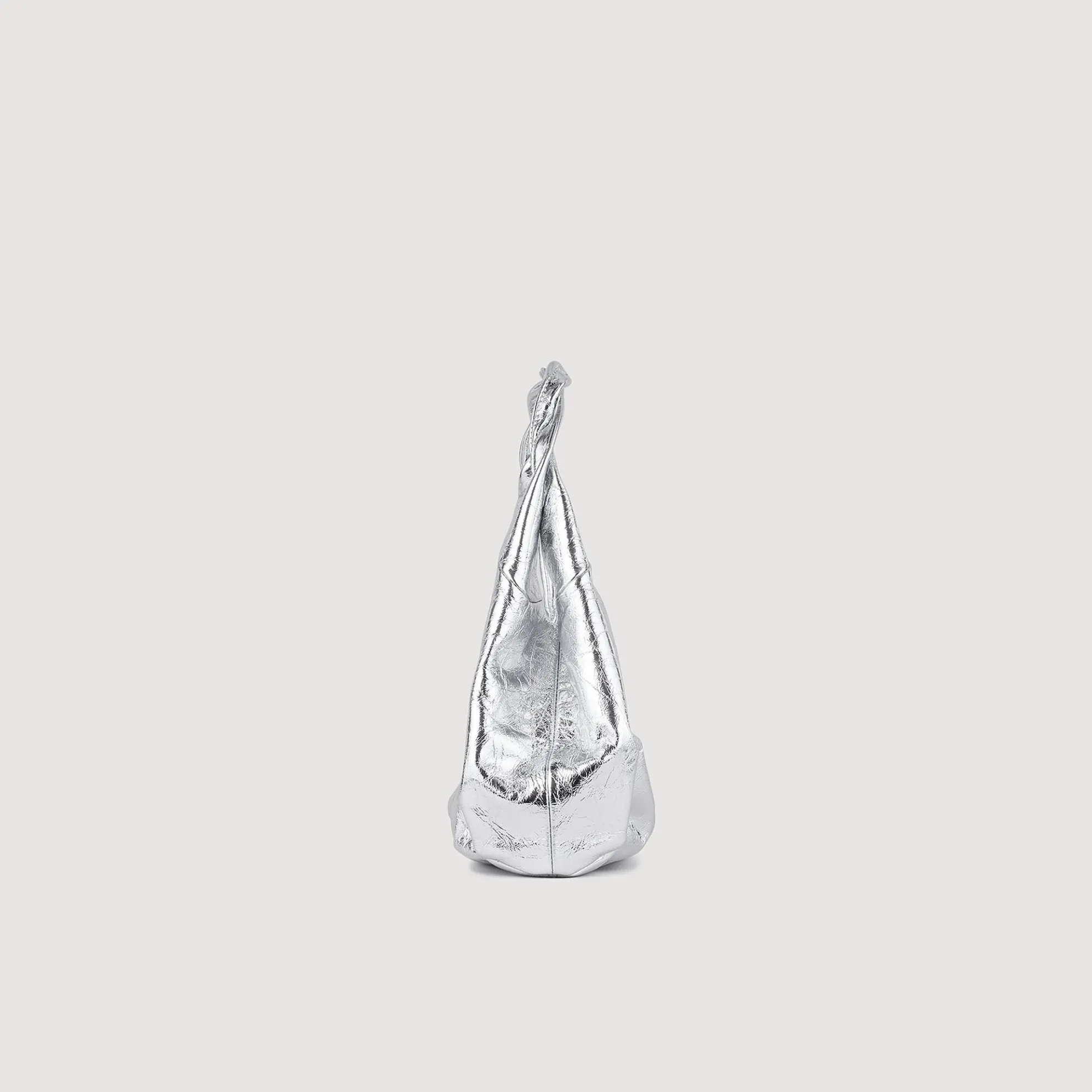 Schoudertas Van Metallic Leer