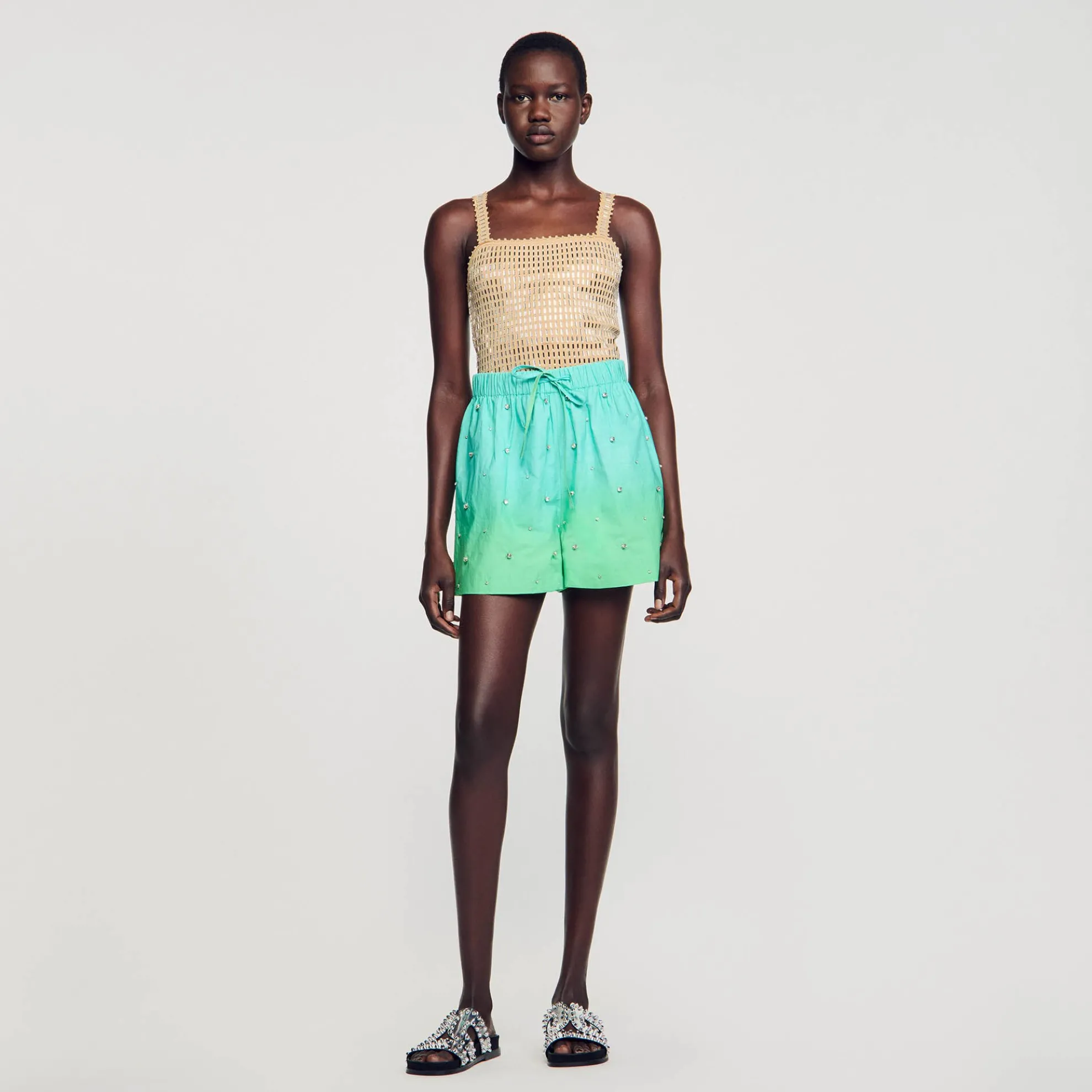 Short Met Stras