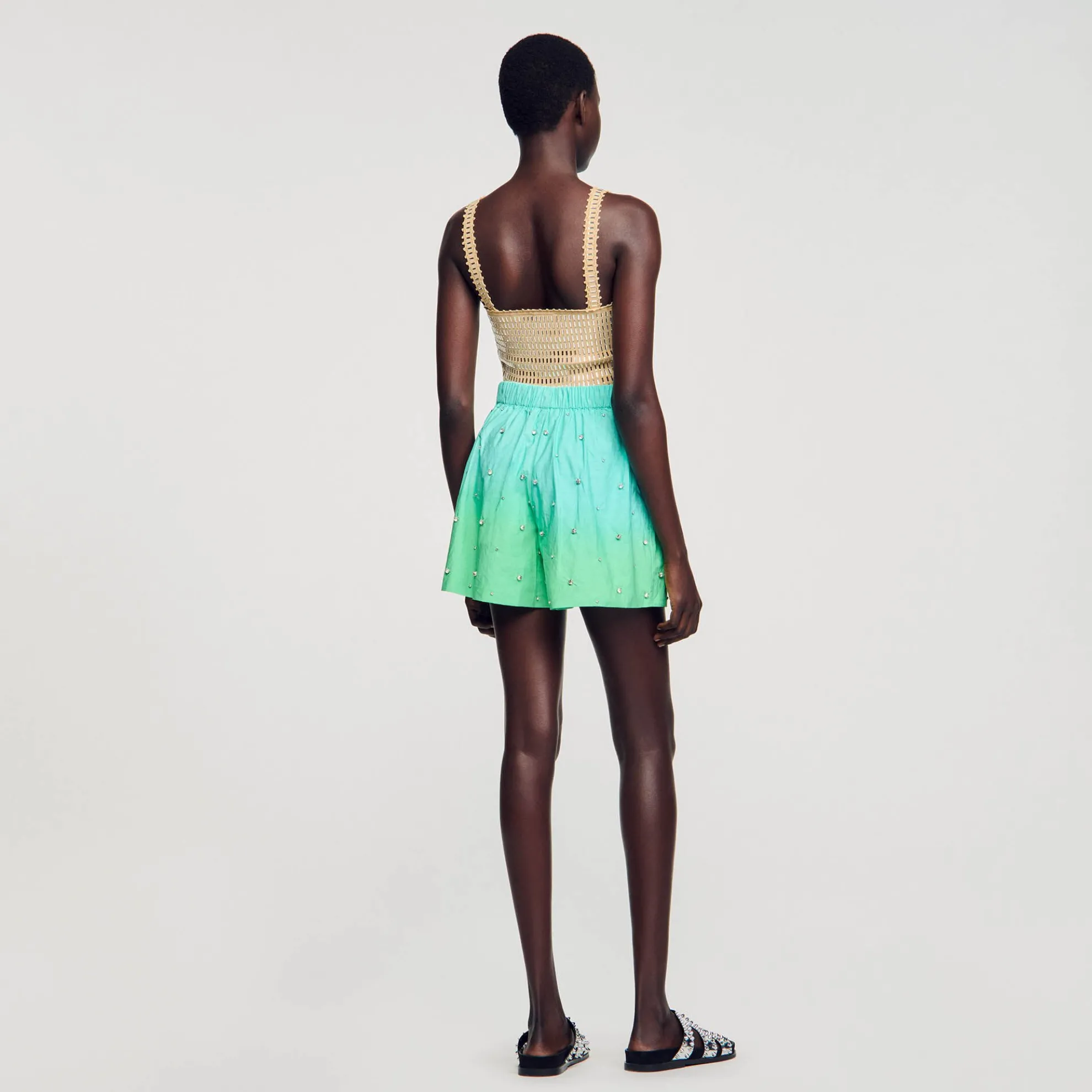Short Met Stras