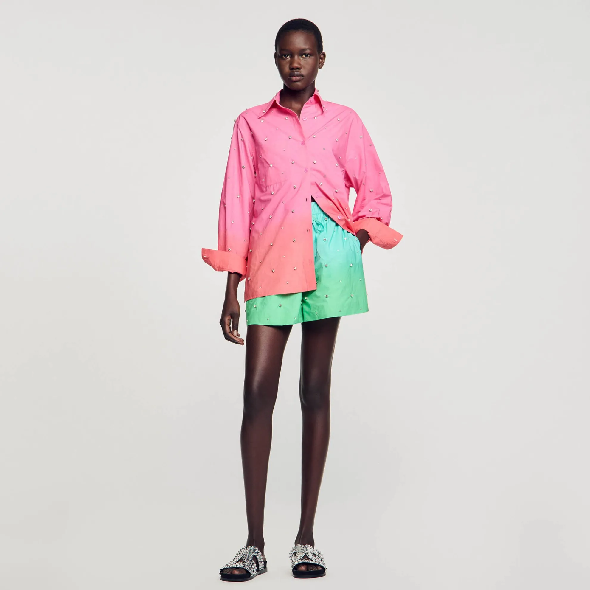 Short Met Stras