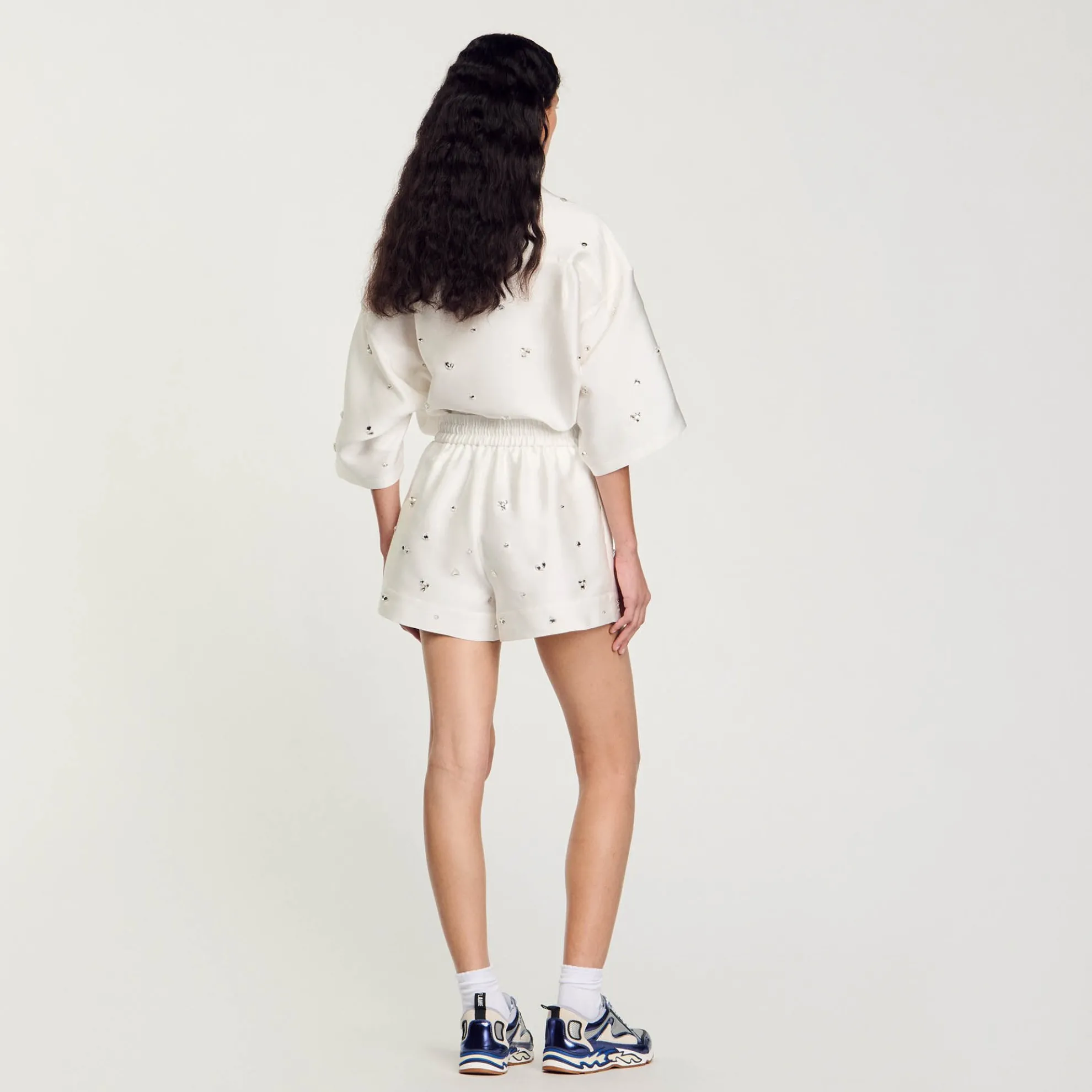 Short Wijd Met Stras