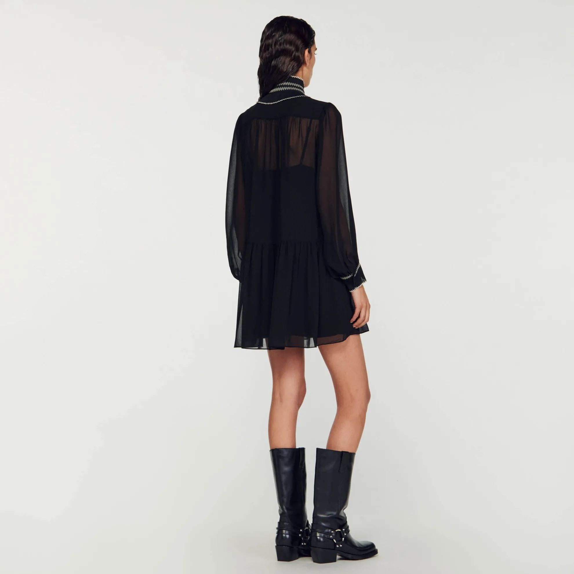 Soepele Chiffon Jurk