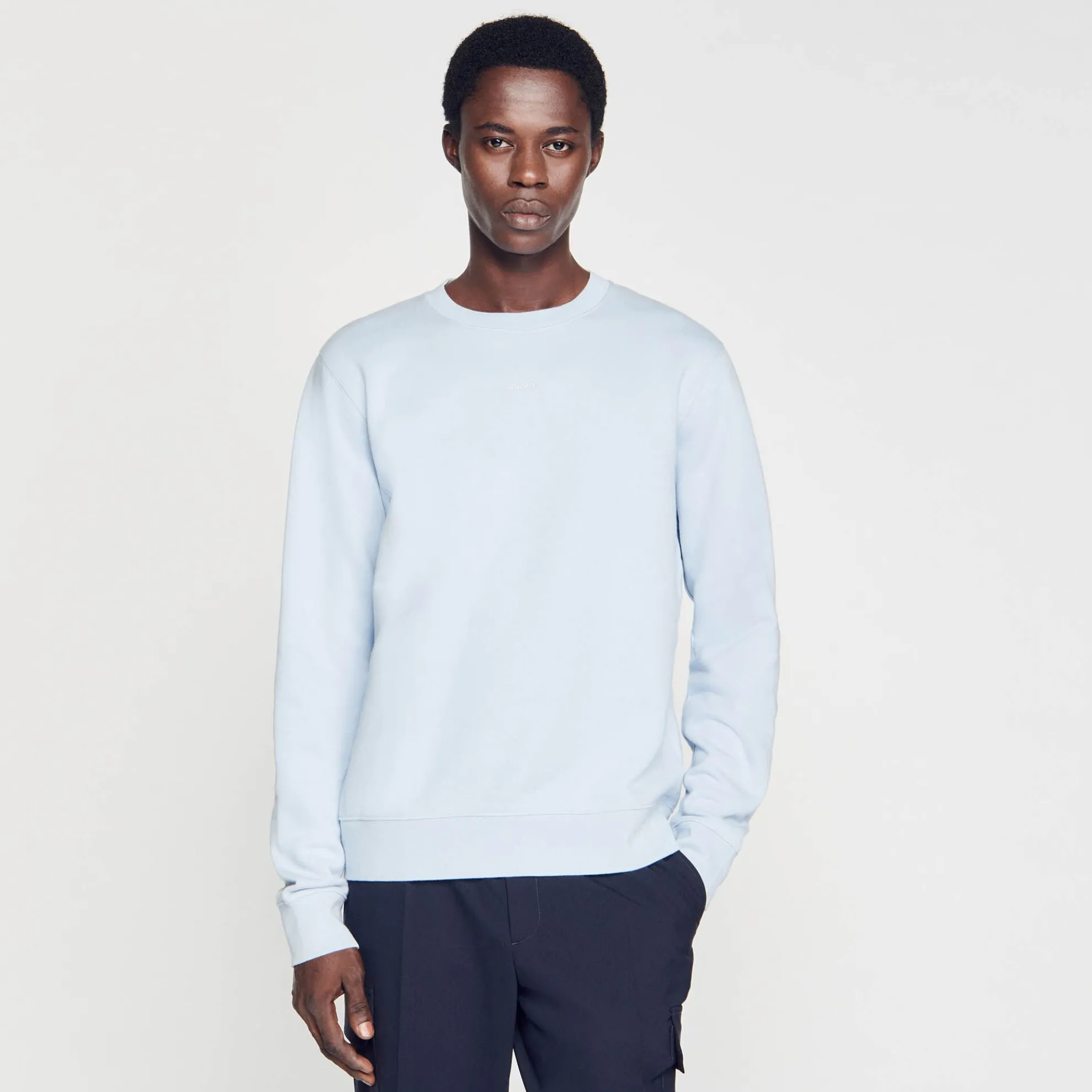 Sweater Van Joggingstof Met Borduursel
