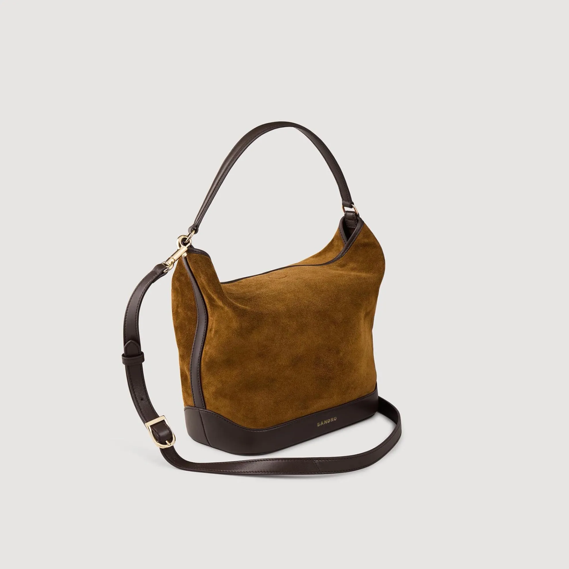 Tas Bucket Bag Leer En Suède TANGOSO