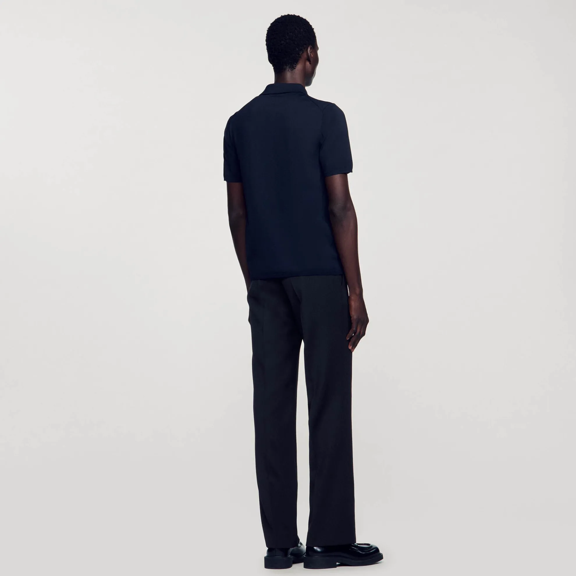 Tricot Poloshirt Met Korte Mouwen