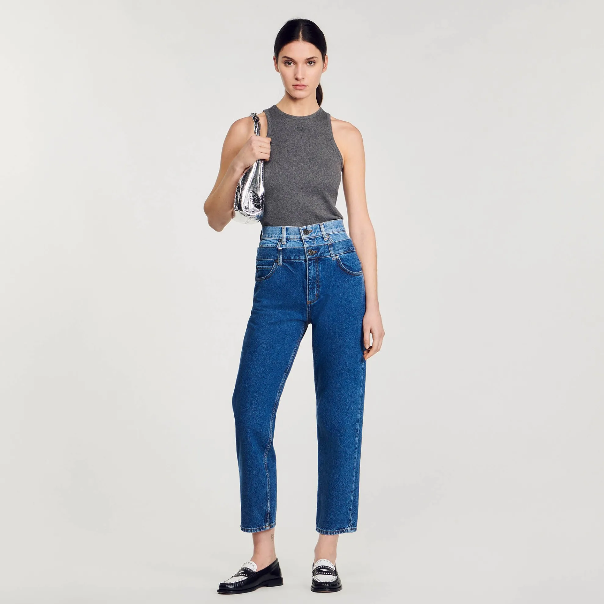 Trompe-l'oeil Jeans In Momjeans Pasvorm
