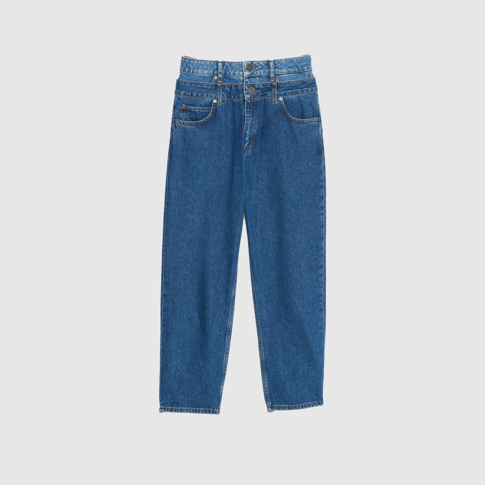 Trompe-l'oeil Jeans In Momjeans Pasvorm