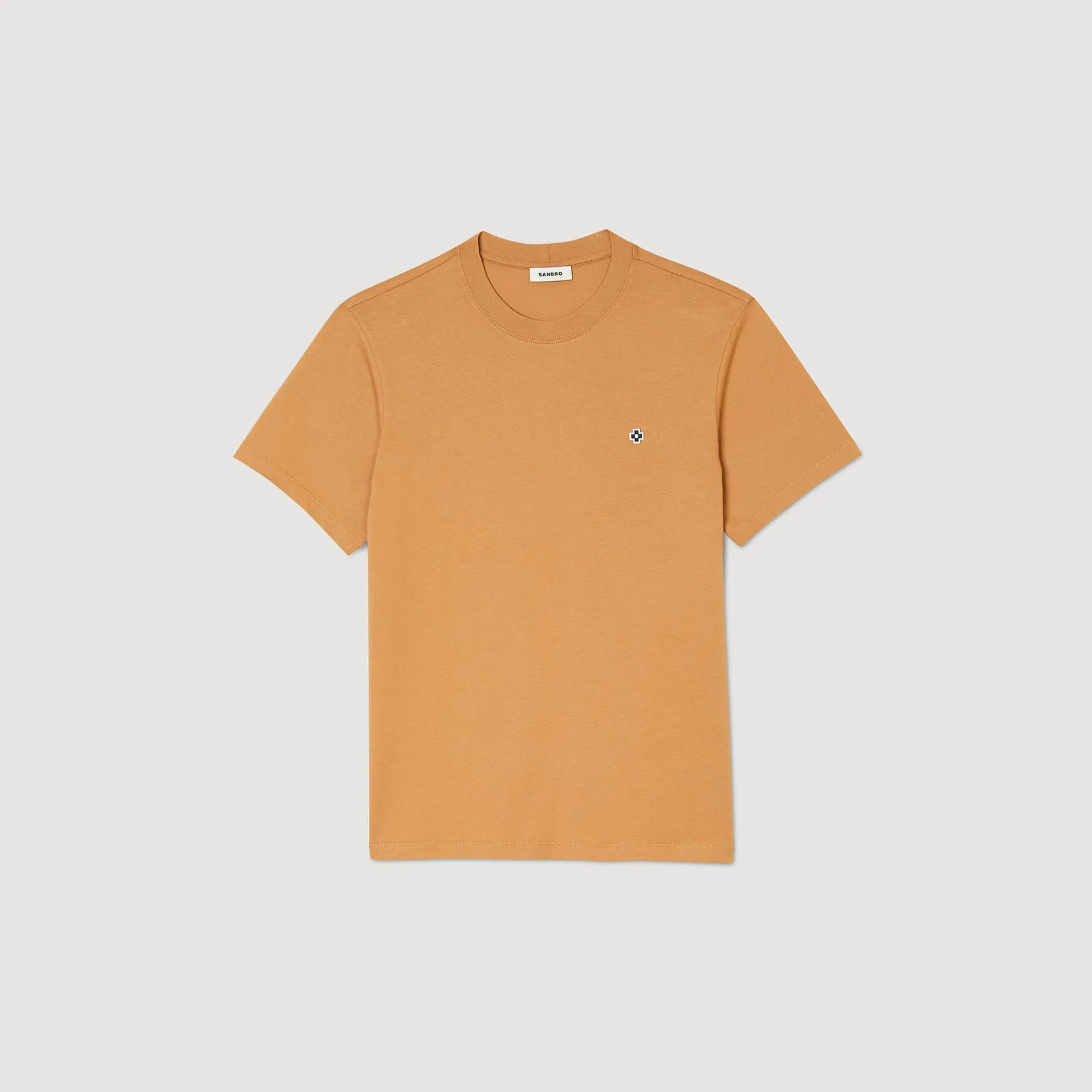 T-shirt Met Square Cross-patch
