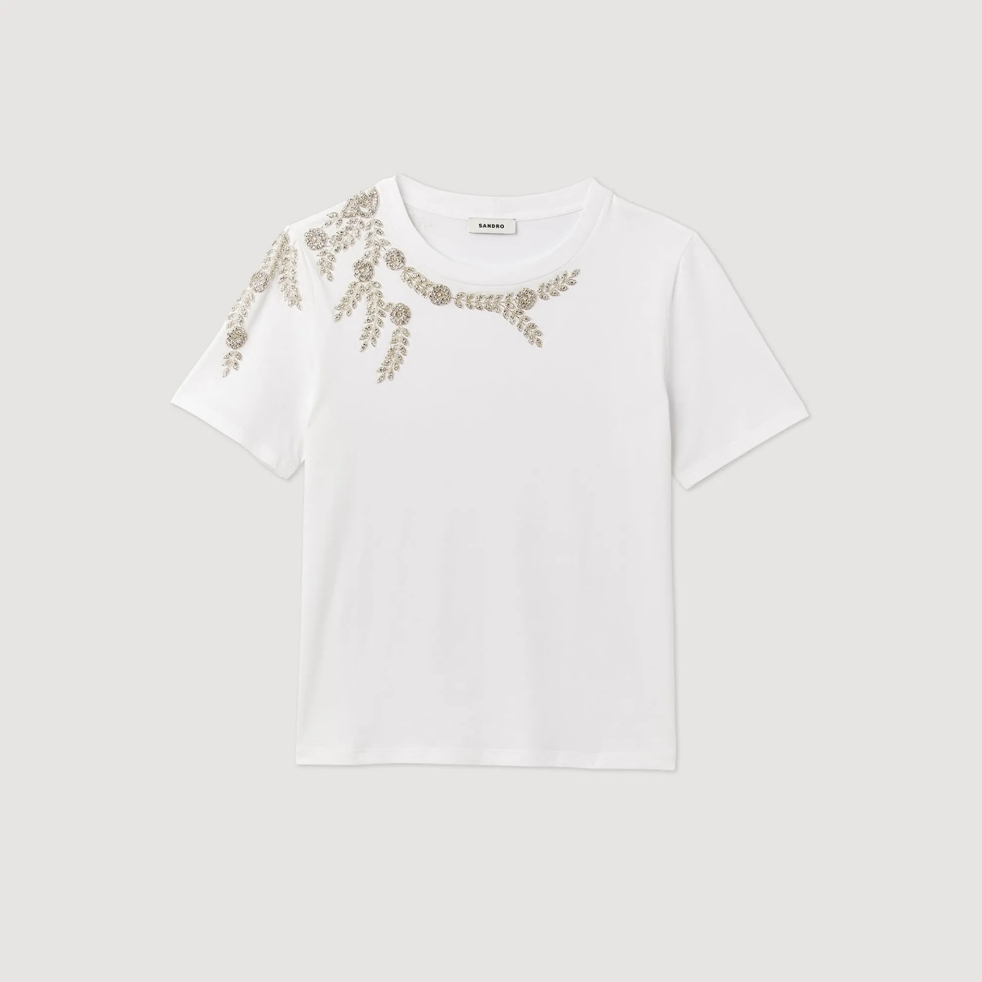 T-shirt Met Stras