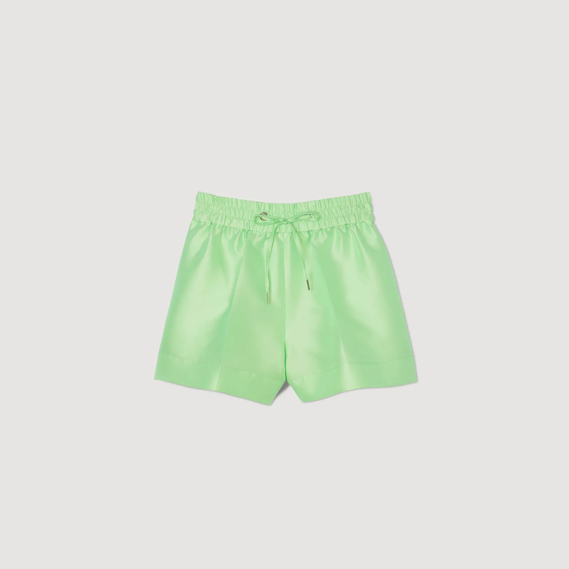 Wijde Satijnen Short