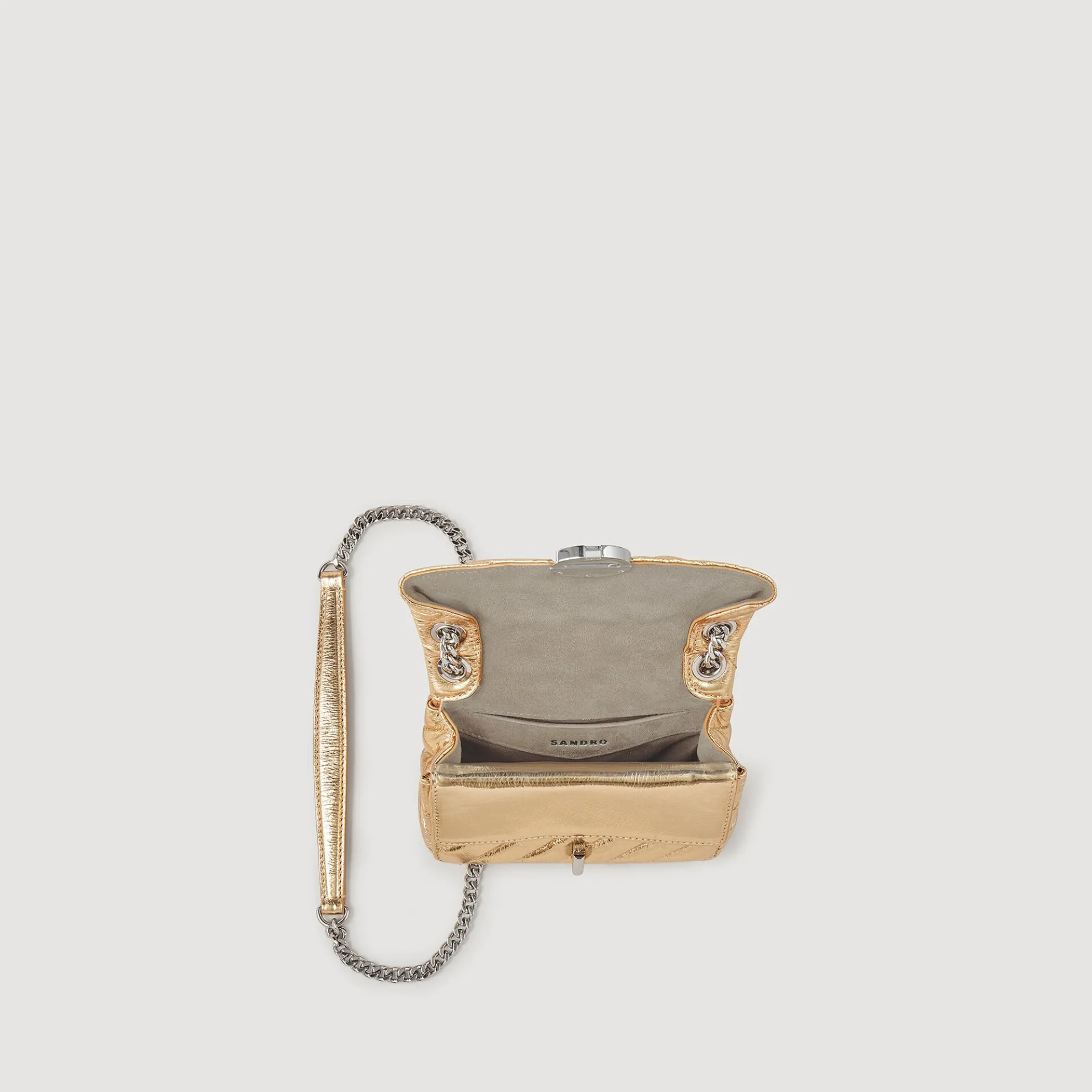 Yza Kleine Tas Van Metallic Leer
