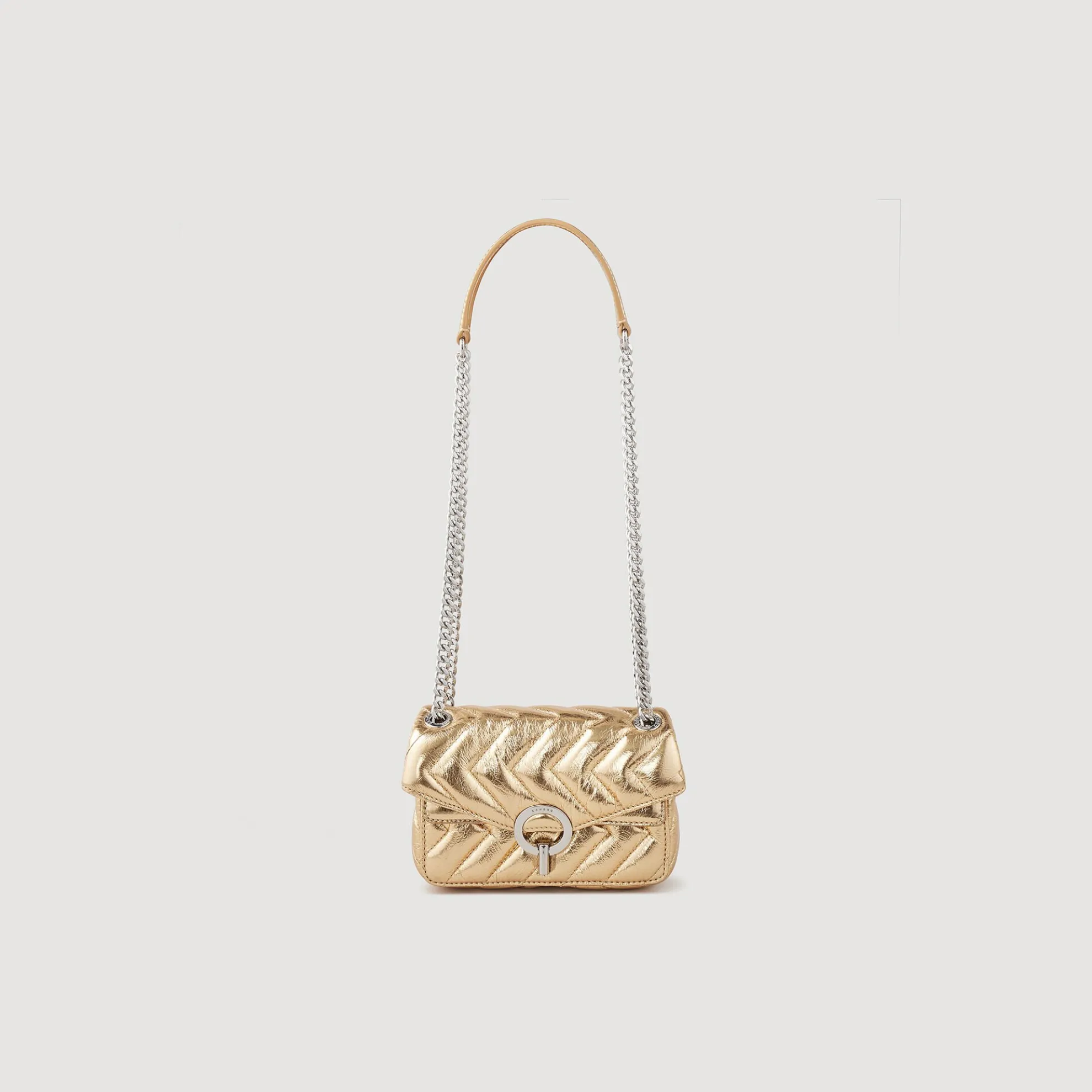 Yza Kleine Tas Van Metallic Leer