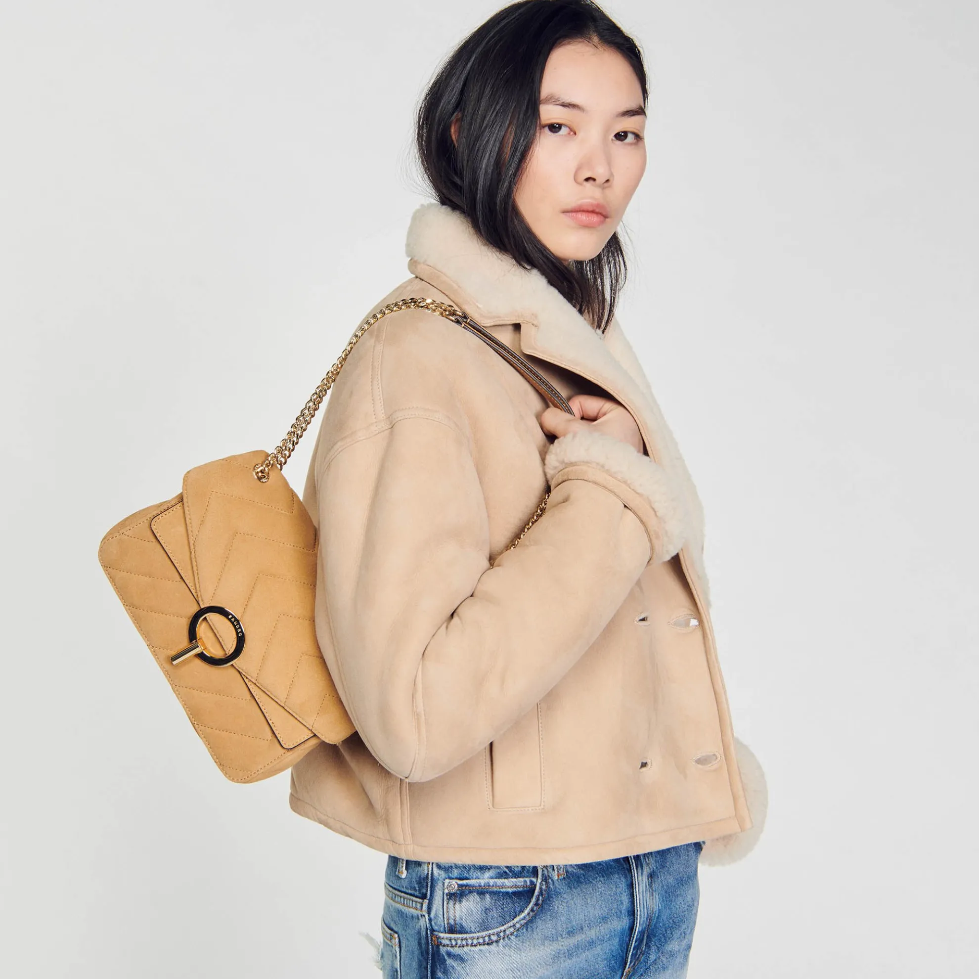 Yza Suede Bag